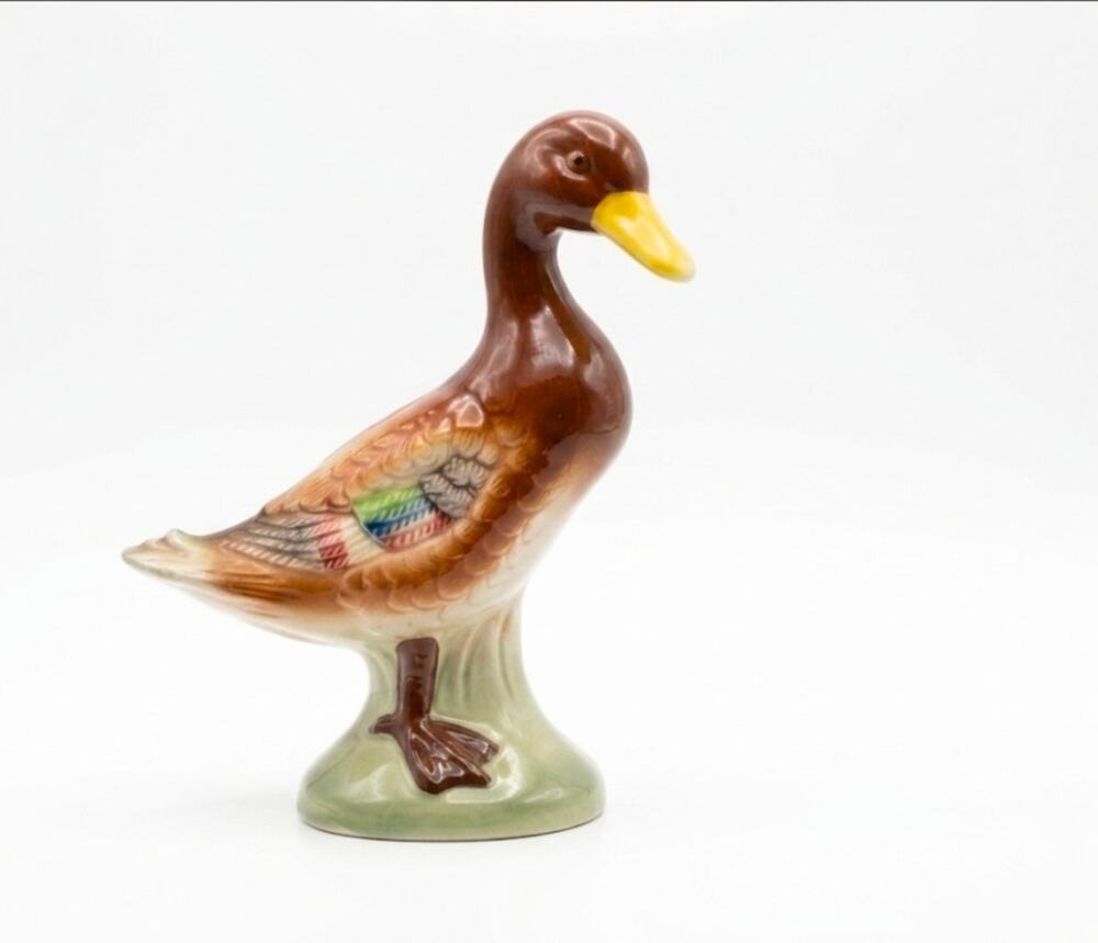 Vintage Ceramic Mallard Duck Japan Salt Shaker Decor